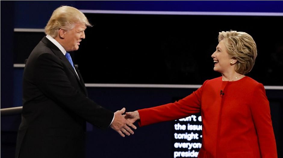 Hitzige TV-Debatte bei den US-Wahlen: Donald Trump verzichtete auf Beleidigungen