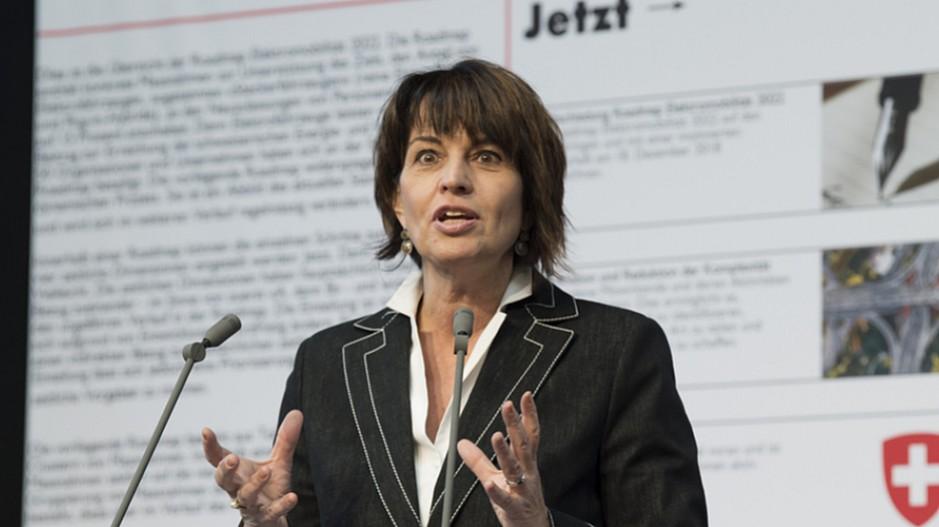 Speakers.ch: Doris Leuthard wird professionelle Rednerin