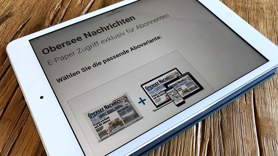 Obersee Nachrichten: Gratiszeitung kostet online 1.50 Franken
