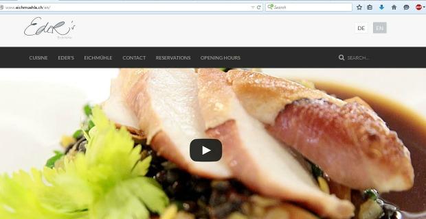 idfx: Website für Gourmet-Restaurant präsentiert