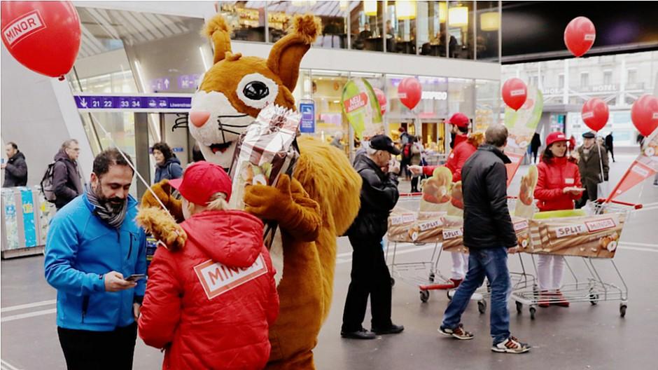 USP Partner: Eichhörnchen «Split» sorgt für Jö-Effekt