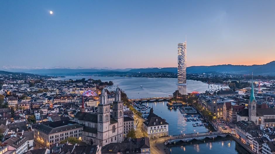 Glo-Group: Ein virtueller Turm mitten im Zürichsee