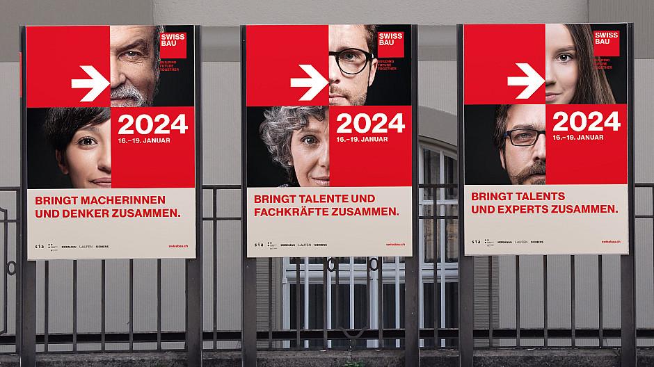 Yellow: Eine Kampagne für Swissbau gebaut