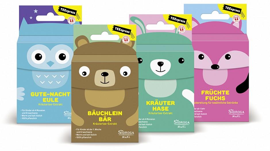 Werbeanstalt: Eine Teewelt mit Füchsen und Bären