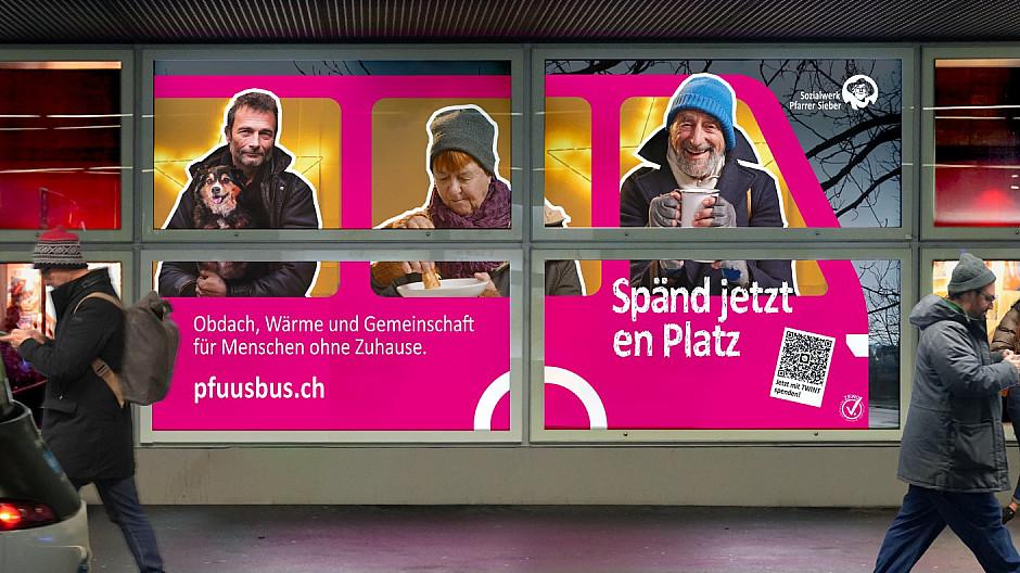 Evoq: Einen Platz im Pfuusbus spenden