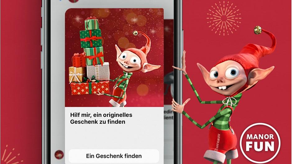 Manor: Elfred hilft nun auch mit Geschenktipps
