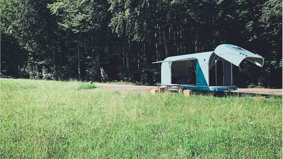 Office Caravan: Engadin lockt Kreative mit Büro in der Natur