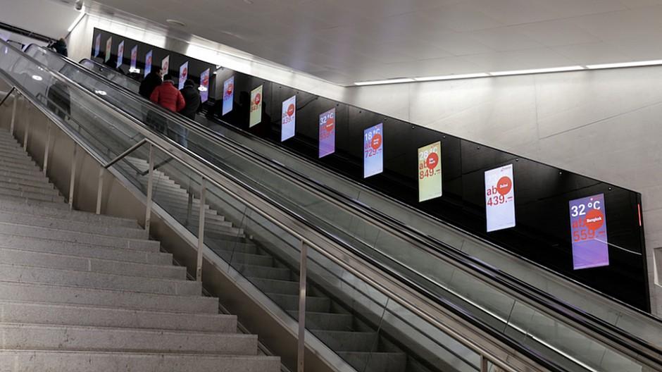 Publicis: Erster Brand auf den Escalator ePanels