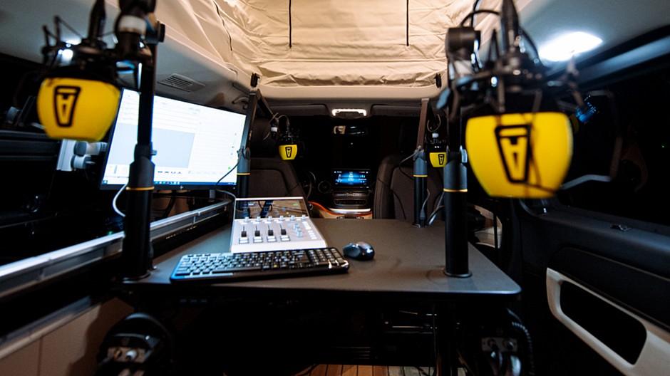 Audiokanzlei: Erstes mobiles Podcast-Studio der Schweiz