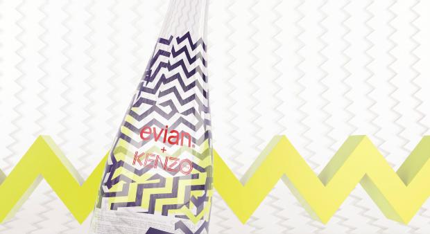 Evian: Limited Edition im Kenzo Design