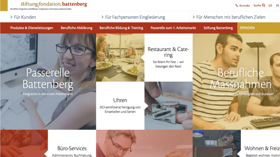 Basel West: Neue Website für Stiftung Battenberg