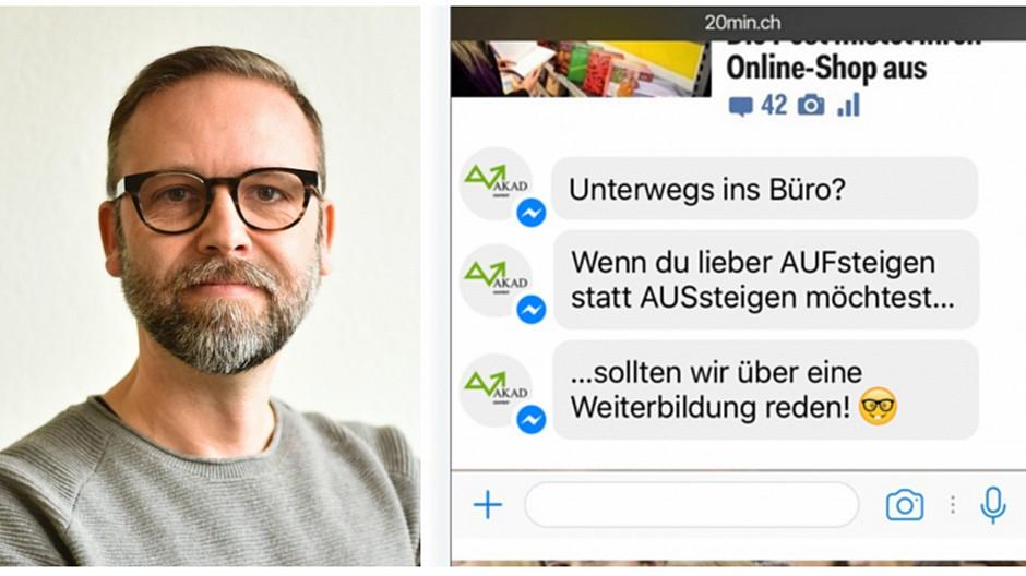 Mobile Chatbot-Kampagne: «Facebook liefert die ID, Name, Alter, Geschlecht und Region»