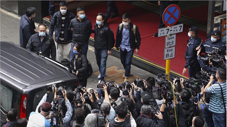 Hongkong: Festnahmen bei pro-demokratischen Medien