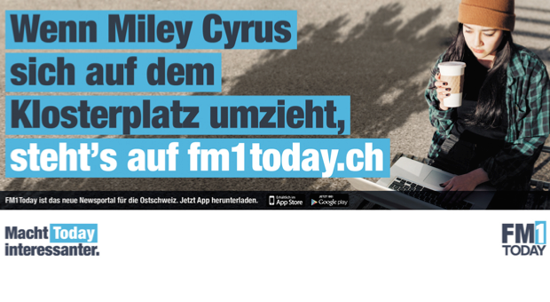 Dachcom: FM1Today macht die Ostschweiz interessanter