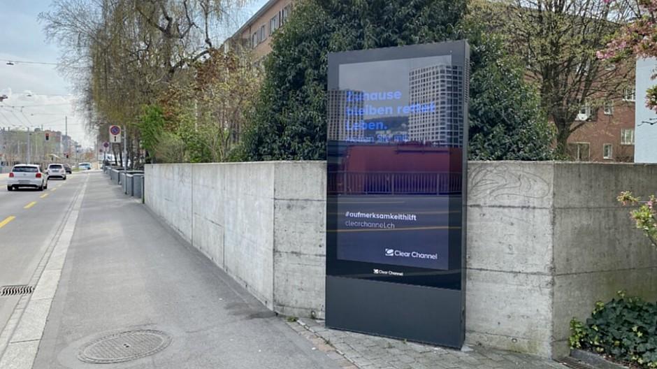Clear Channel: Freier Platz kommt Dankeschön-Sujets zu