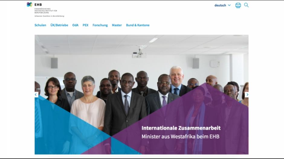 Previon+: Fünfpunkteplan für die Webseite von EHB