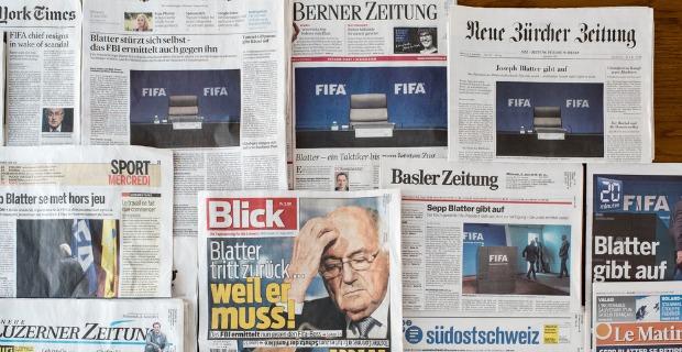 Fifa: Blatters Rücktritt in den Zeitungen der Welt