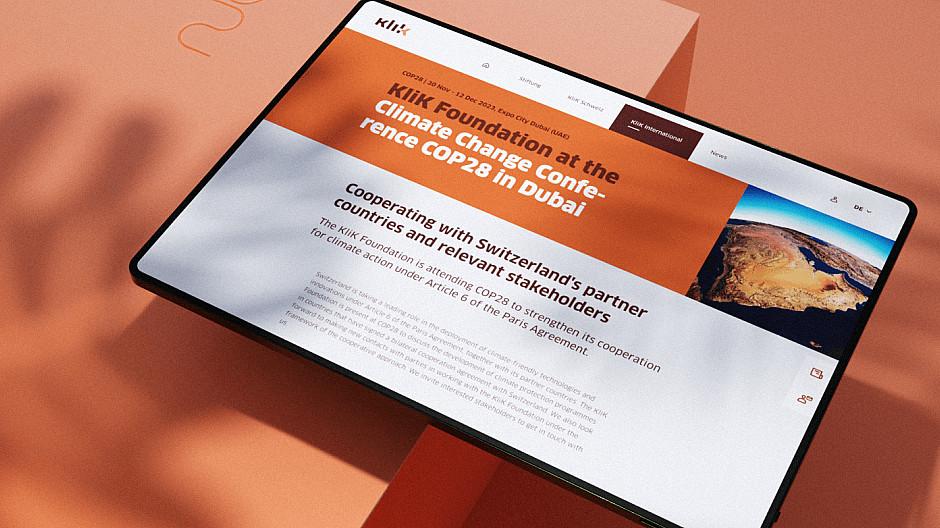 Nueva: Globale Webpräsenz für die Stiftung Klik