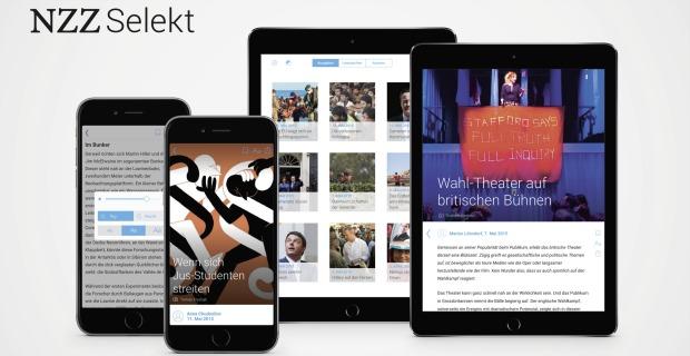 NZZ: Neue App bietet Handgepflücktes aus der NZZ