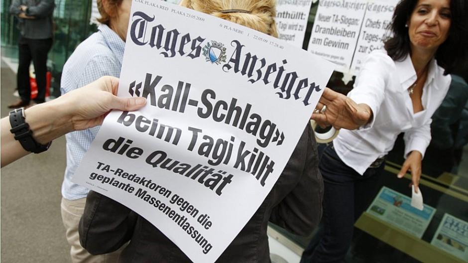Medienkrise: Google und Facebook als grosse Bedrohung