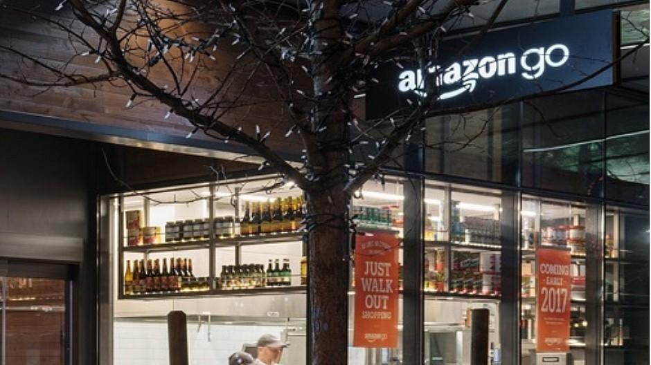 Amazon: Grosser Supermarkt ohne Kassen eröffnet