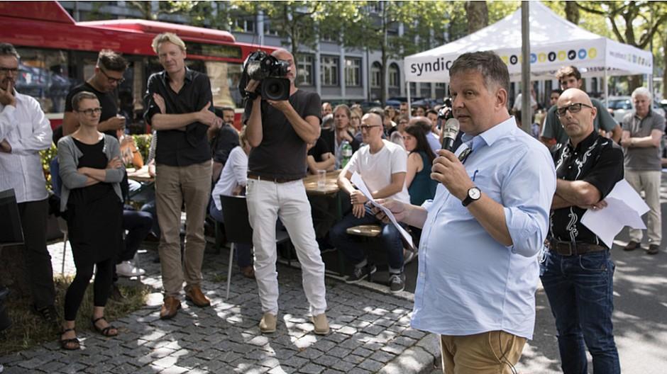 Tamedia: Grosses Medieninteresse an Protestaktion in Bern