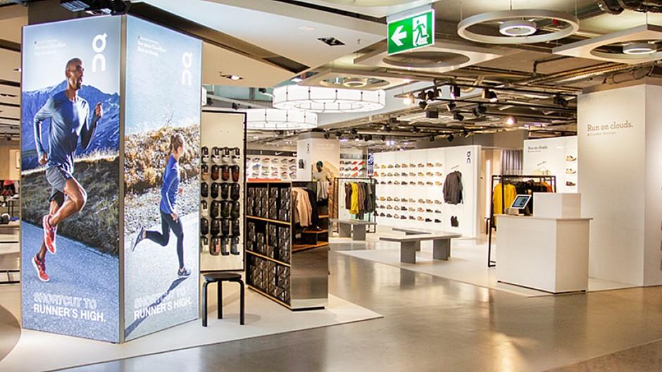 Aroma: Grösste On-Running-Retailfläche konzipiert
