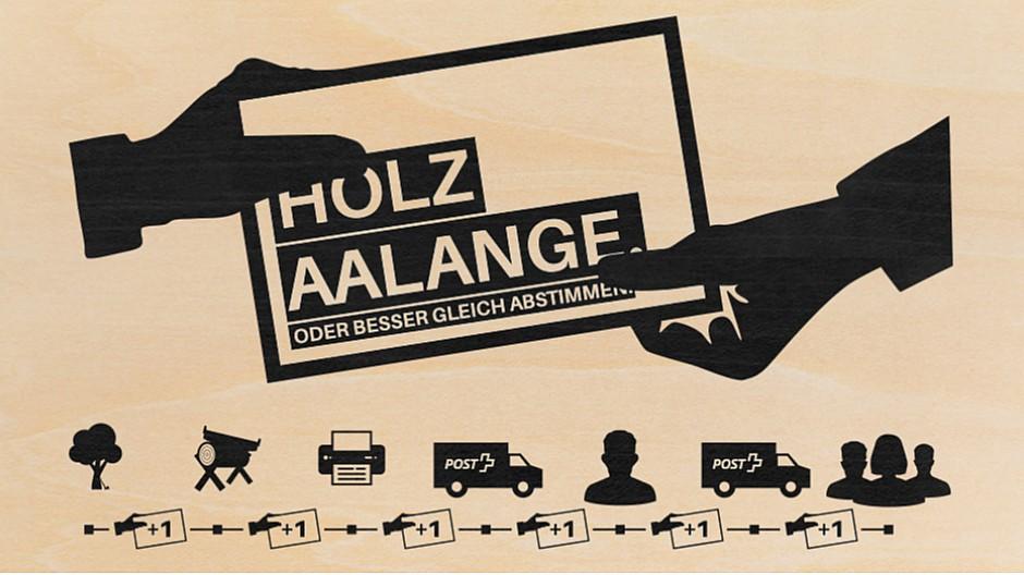 Freundliche Grüsse: Durch Holz anfassen AKW-Unglück verhindern