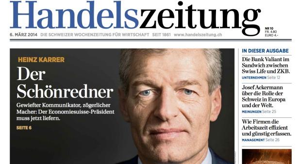 Handelszeitung: Relaunch mit neuem Layout und neuer Heftstruktur