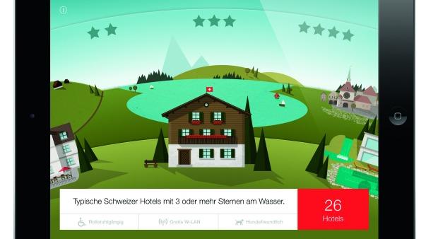 Schweiz Tourismus: Hotel-App "Best Swiss Hotels" lanciert 