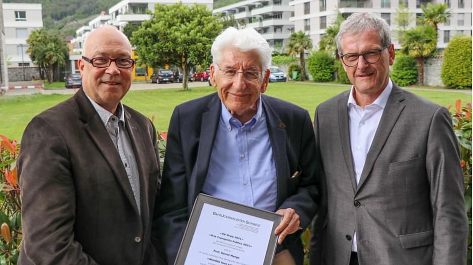 Bahnjournalisten Schweiz: Daniel Mange gewinnt ÖV-Medienpreis