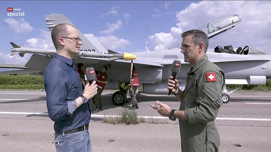 SRF: Kritik an der Übertragung von Kampfjet-Übung