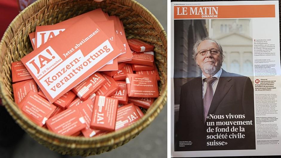 Politwerbung: Kovi-Initianten missbrauchen zwei Interviews