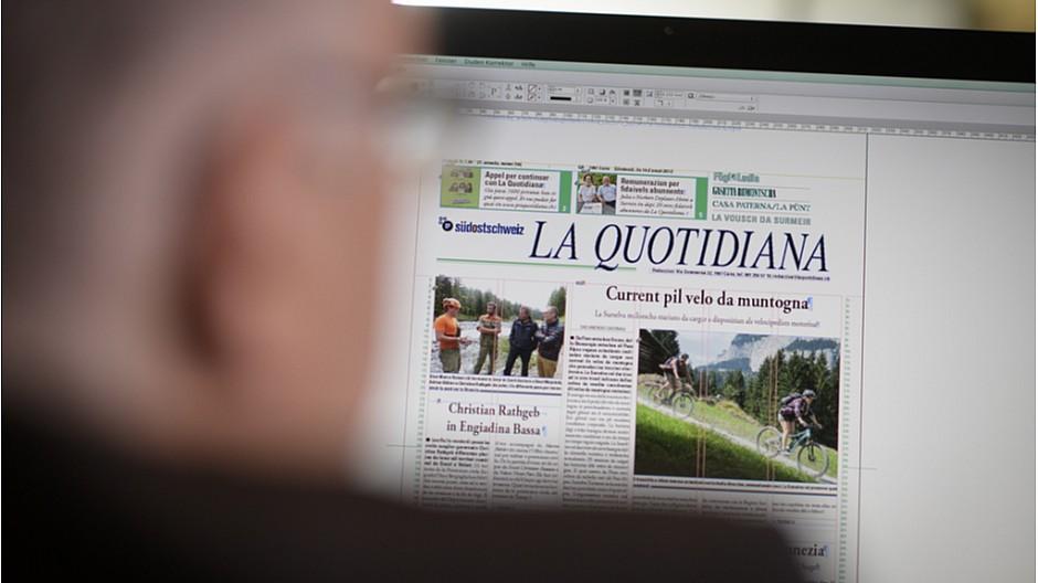 Somedia: «La Quotidiana» erscheint auch 2018