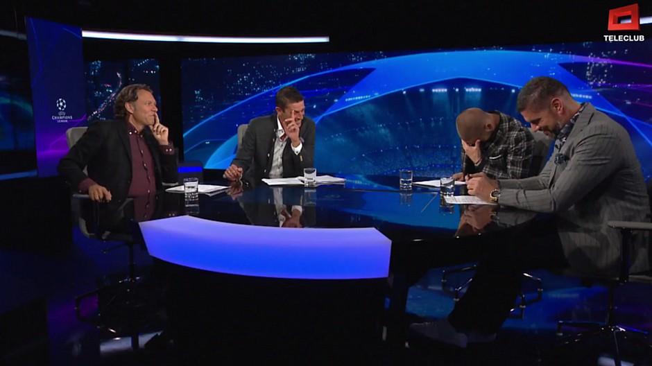 Teleclub: Lachanfall im Champions-League-Studio