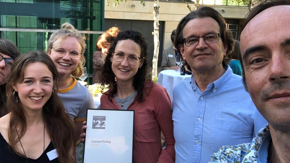SBVV: Limmat Verlag ist Verlag des Jahres 2022