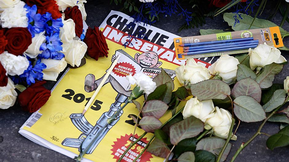 Charlie Hebdo: Macron gedenkt der Opfer des Angriffs