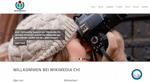 Futurecom: Neue Online-Präsenz für Schweizer Wikipedia-Förderverein