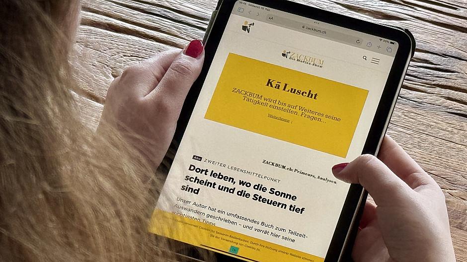 Zackbum: Medienkritik-Portal wird auf Eis gelegt
