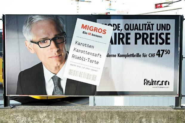 JvM/Limmat: Migros-Guerilla-Marketingaktion sollte ein Scherz sein