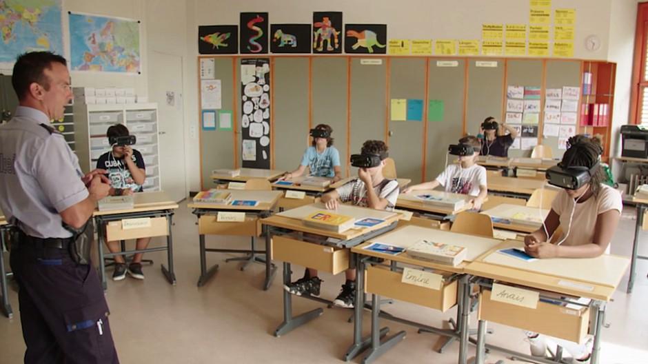 Bandara: Kinder lernen mit VR-Brille Velofahren