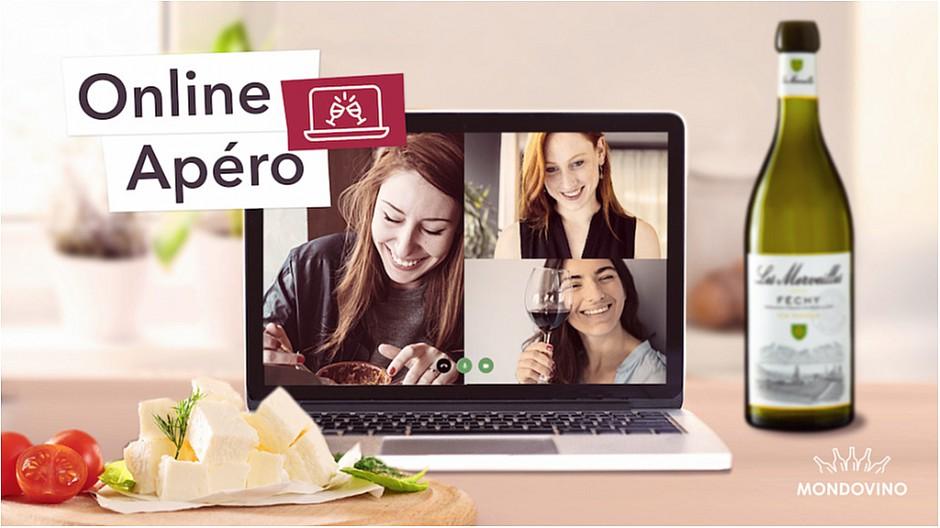 Freundliche Grüsse: Mondovino führt den Online-Apéro ein