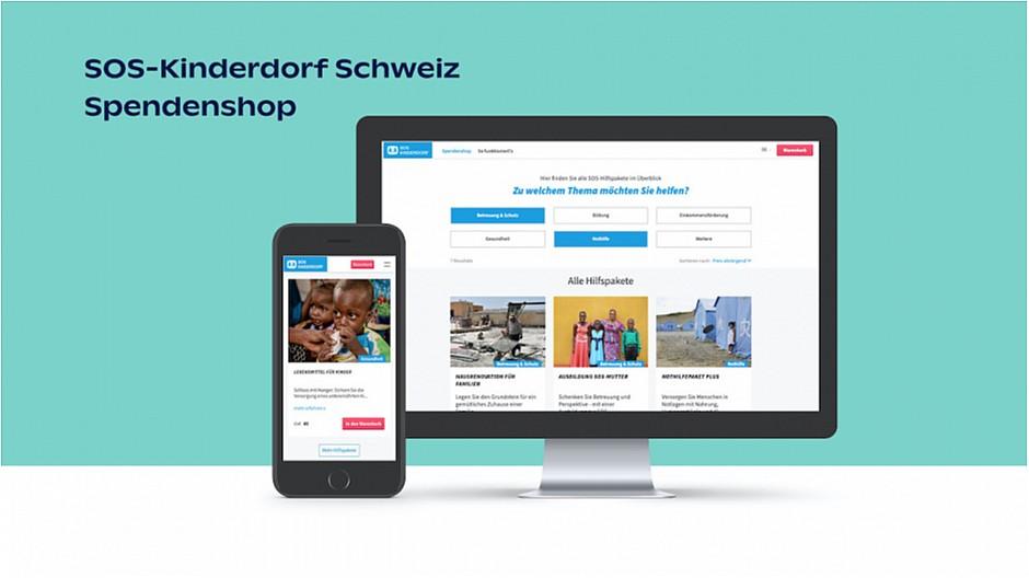 Digitally: Neuer eShop für SOS-Kinderdorf realisiert