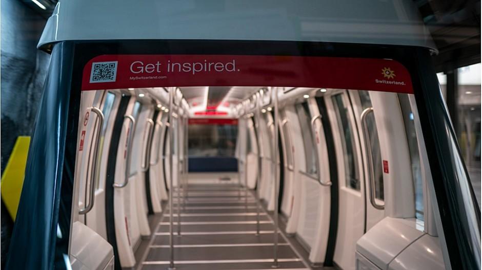 Flughafen Zürich: Neues Tunnelkino in der Skymetro
