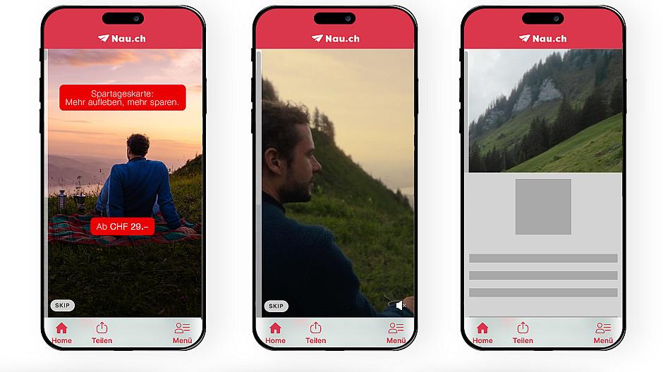 Nau Media: Neues Werbeformat für SBB lanciert