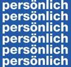 "persönlich blau" nimmt Gestalt an