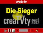 "tpc creaTVty award" -- Die Sieger