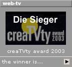 "tpc creaTVty award 2003" -- die Sieger