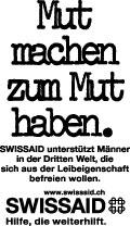 Lesch+Frei zeigt für SWISSAID Mut