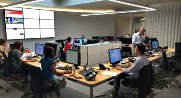 NZZ: Newsroom in Betrieb genommen
